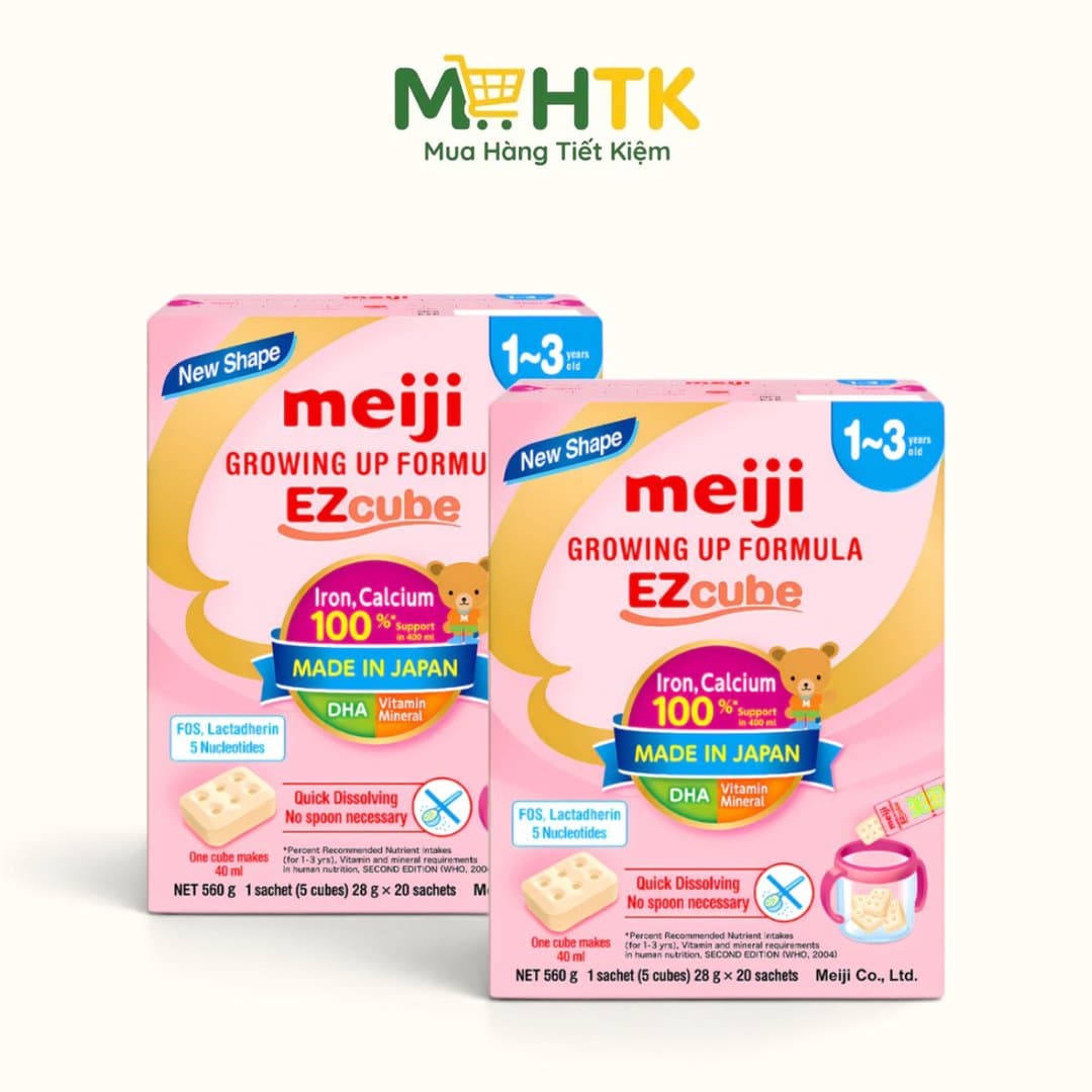 Combo 2 Meiji Thanh HG 1-3 tuổi