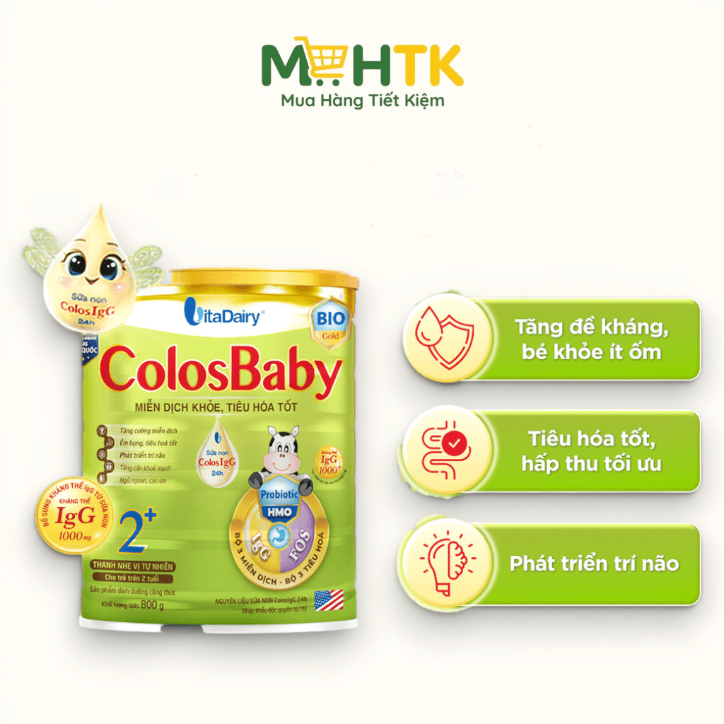 Sữa bột ColosBaby Bio Gold 2+ cho trẻ trên 2 tuổi 800g — 1