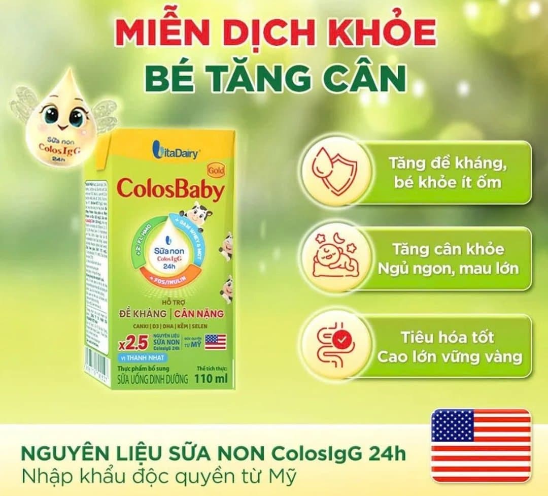 Thùng sữa nước pha sẵn ColosBaby Gold 110ml x 48 hộp — 2