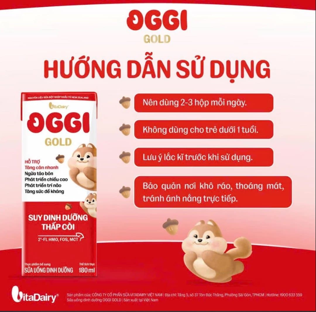 Thùng sữa nước pha sẵn Oggi Suy Dinh Dưỡng 110ml x 48 hộp — 5