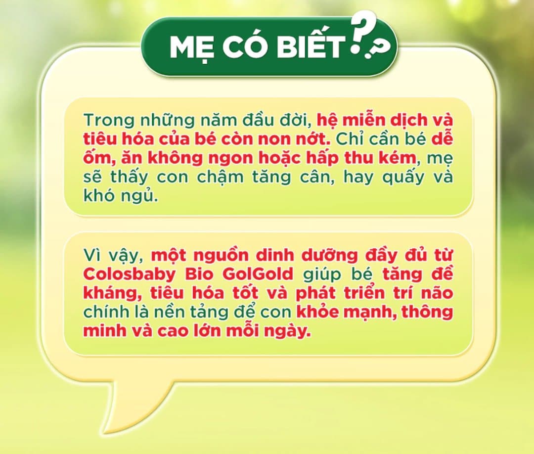 Sữa bột ColosBaby Bio Gold 2+ cho trẻ trên 2 tuổi 800g — 2