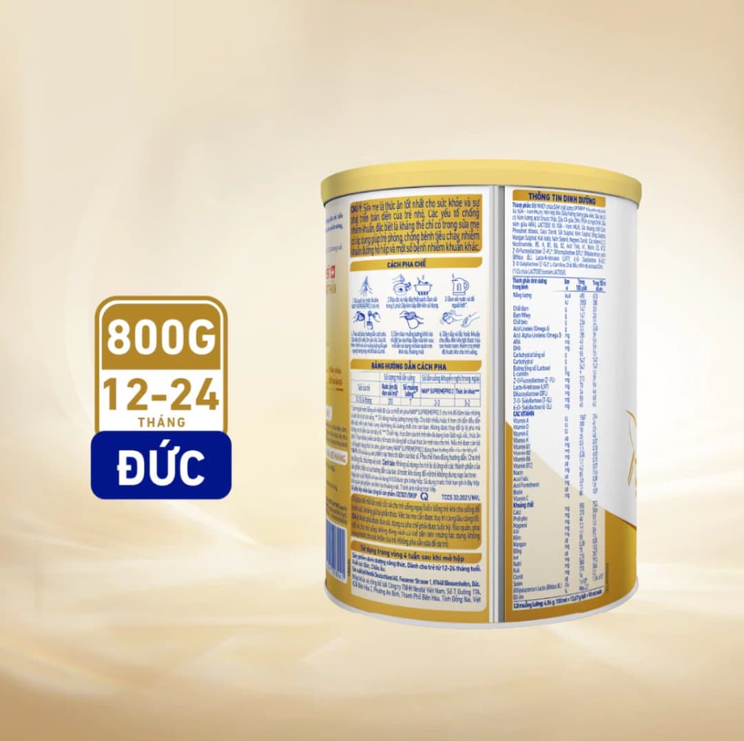 Sữa bột Nan Supreme Pro số 2 cho trẻ từ 6 - 12 tháng tuổi 800g — 3
