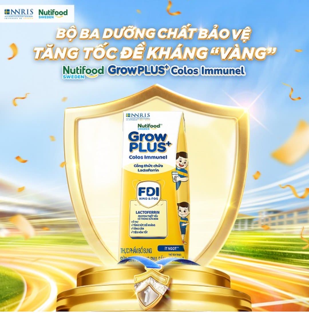 Thùng sữa nước pha sẵn NutiFood Grow PLUS+ Immunel 110ml x 24 hộp — 3
