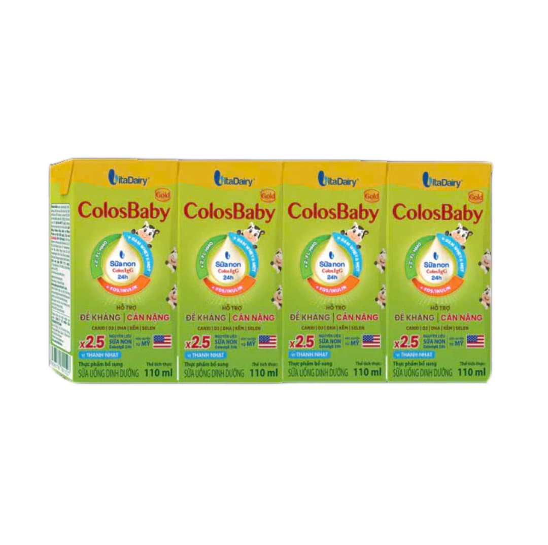 Thùng sữa nước pha sẵn ColosBaby Gold 110ml x 48 hộp — 3