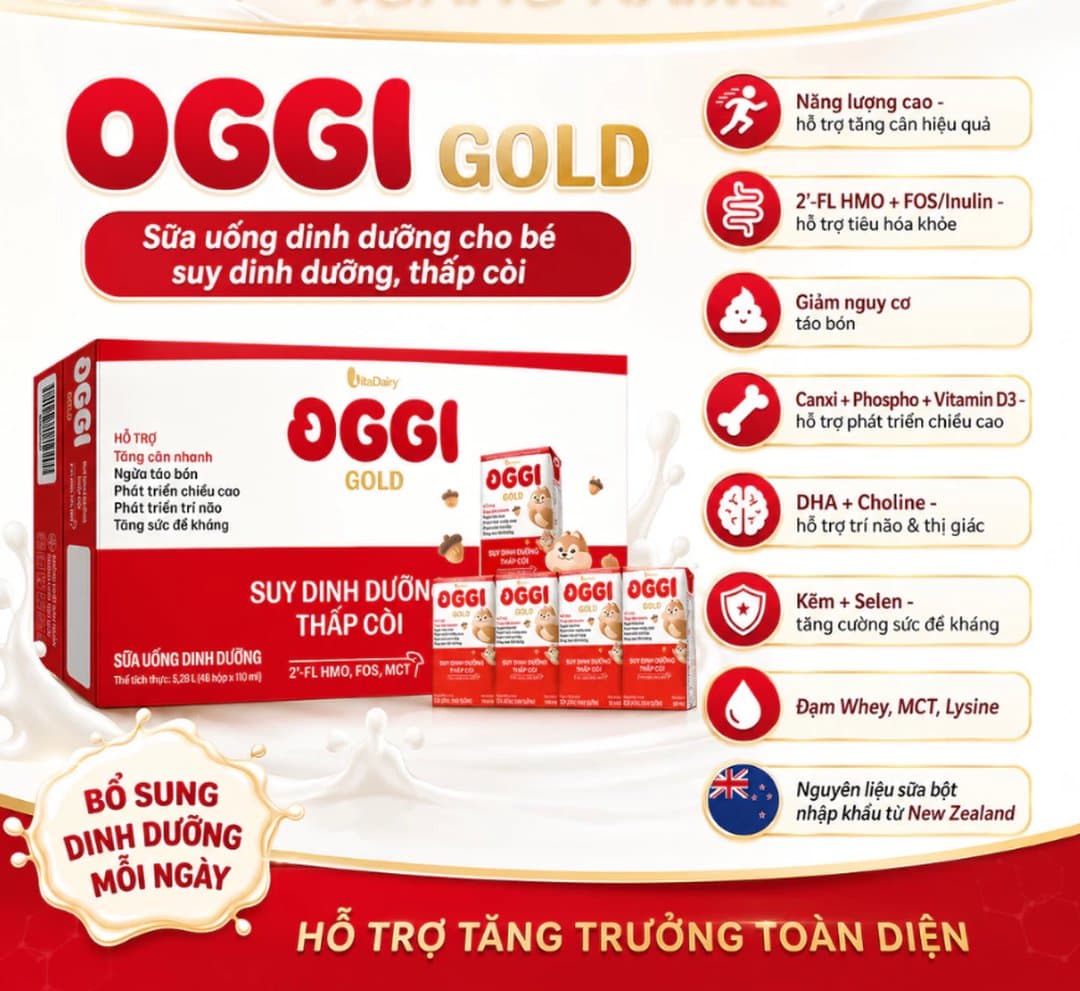 Thùng sữa nước pha sẵn Oggi Suy Dinh Dưỡng 110ml x 48 hộp — 3