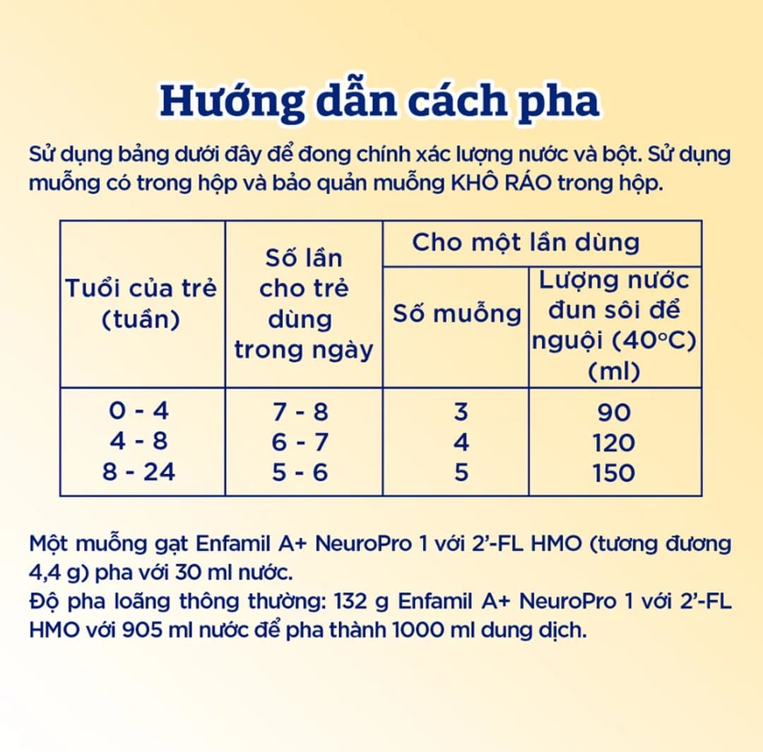 Sữa bột Enfamil A+ NeuroPro số 1 cho trẻ từ 0 - 6 tháng tuổi 830g — 4