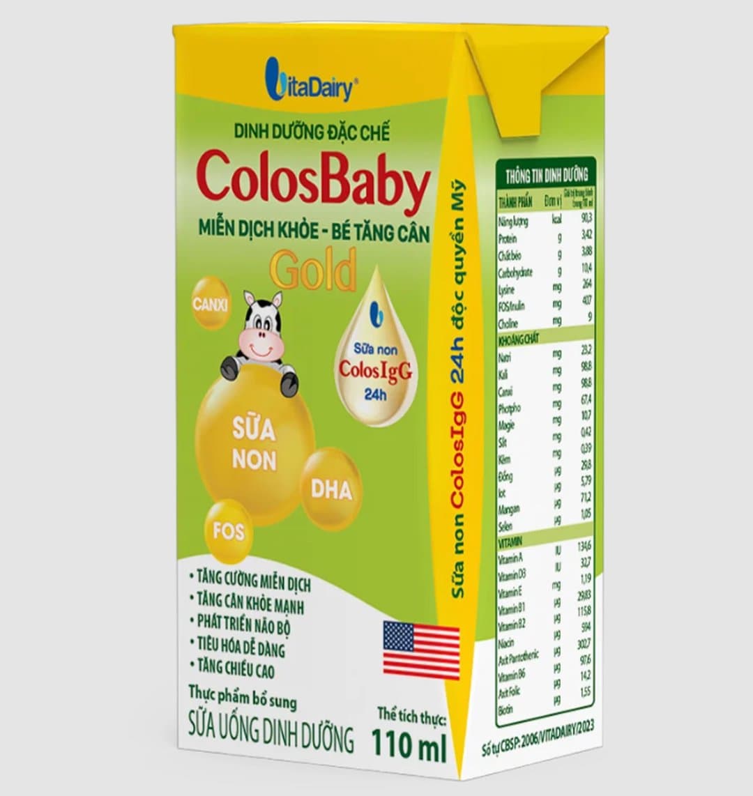 Thùng sữa nước pha sẵn ColosBaby Gold 110ml x 48 hộp — 4