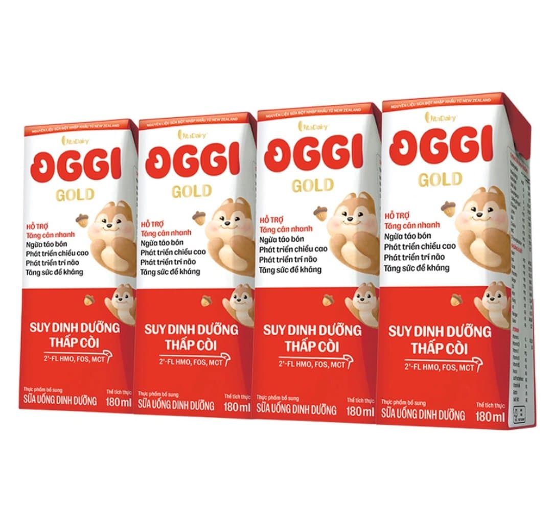 Thùng sữa nước pha sẵn Oggi Suy Dinh Dưỡng 180ml x 48 hộp — 2