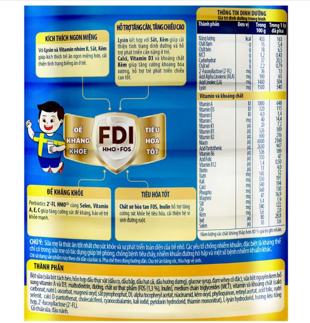 Sữa bột NutiFood Grow PLUS+ Xanh cho trẻ từ 1 - 2 tuổi 900g — 5