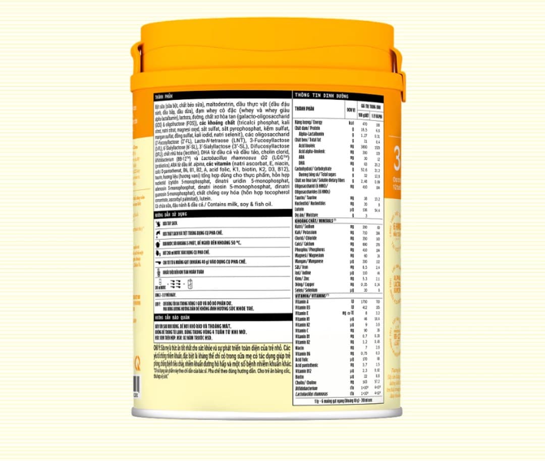 Sữa bột Optimum Gold 3 cho trẻ từ 1 - 2 tuổi 850g — 4