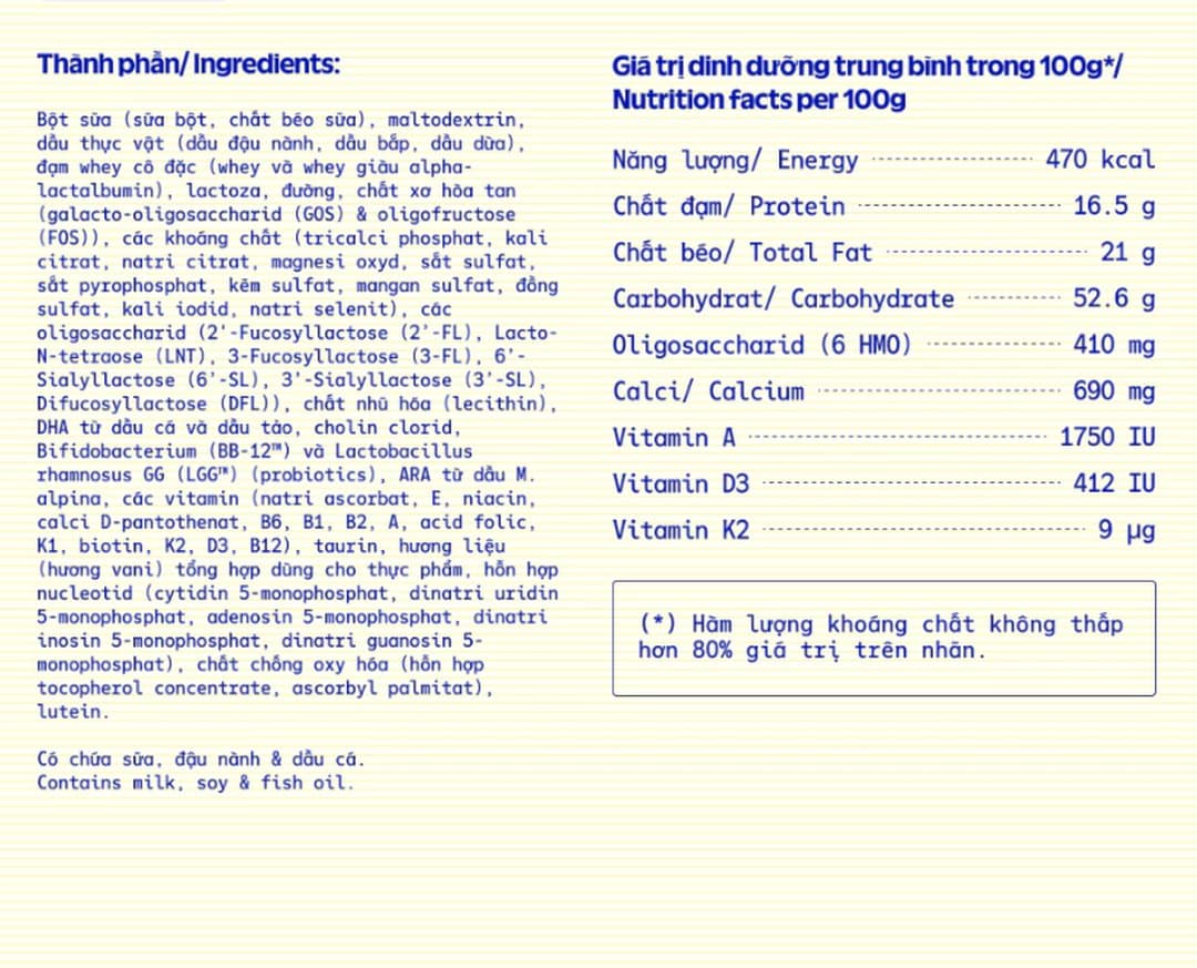 Sữa bột Optimum Gold 3 cho trẻ từ 1 - 2 tuổi 850g — 5