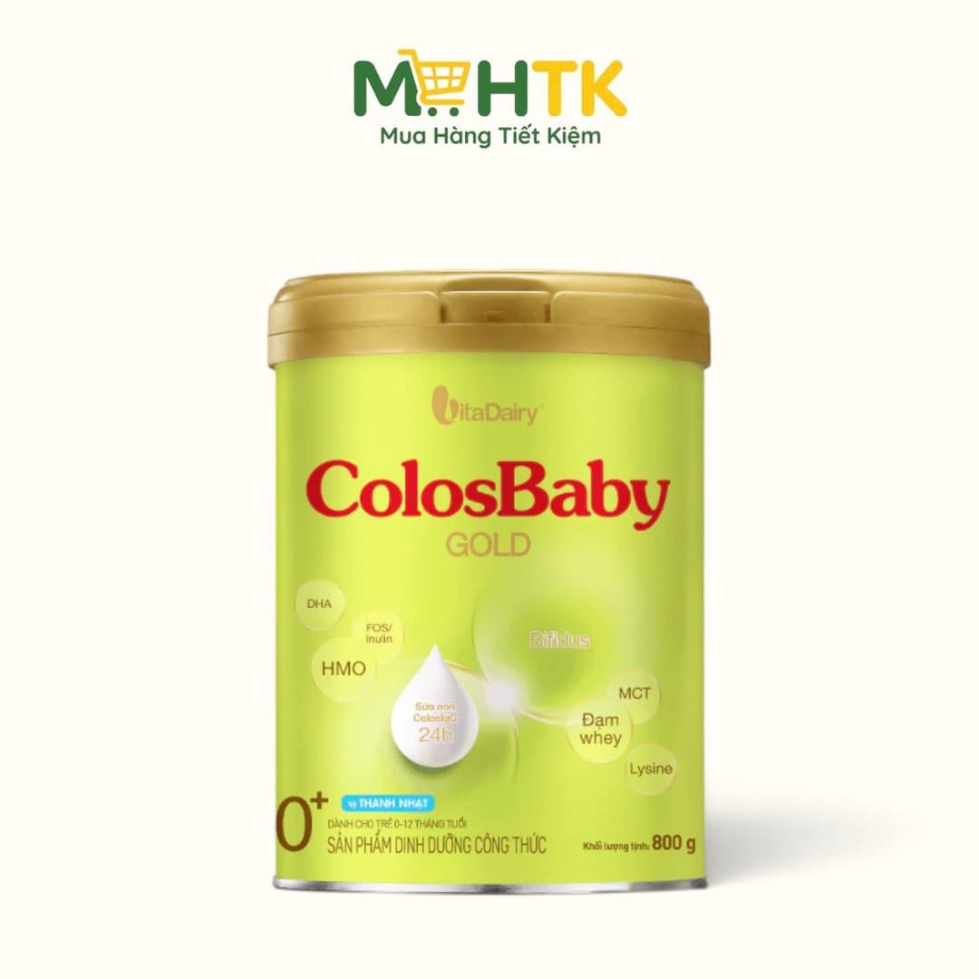 Sữa bột ColosBaby Gold 0+ vị nhạt tự nhiên cho trẻ từ 0 - 12 tháng tuổi 800g — 1