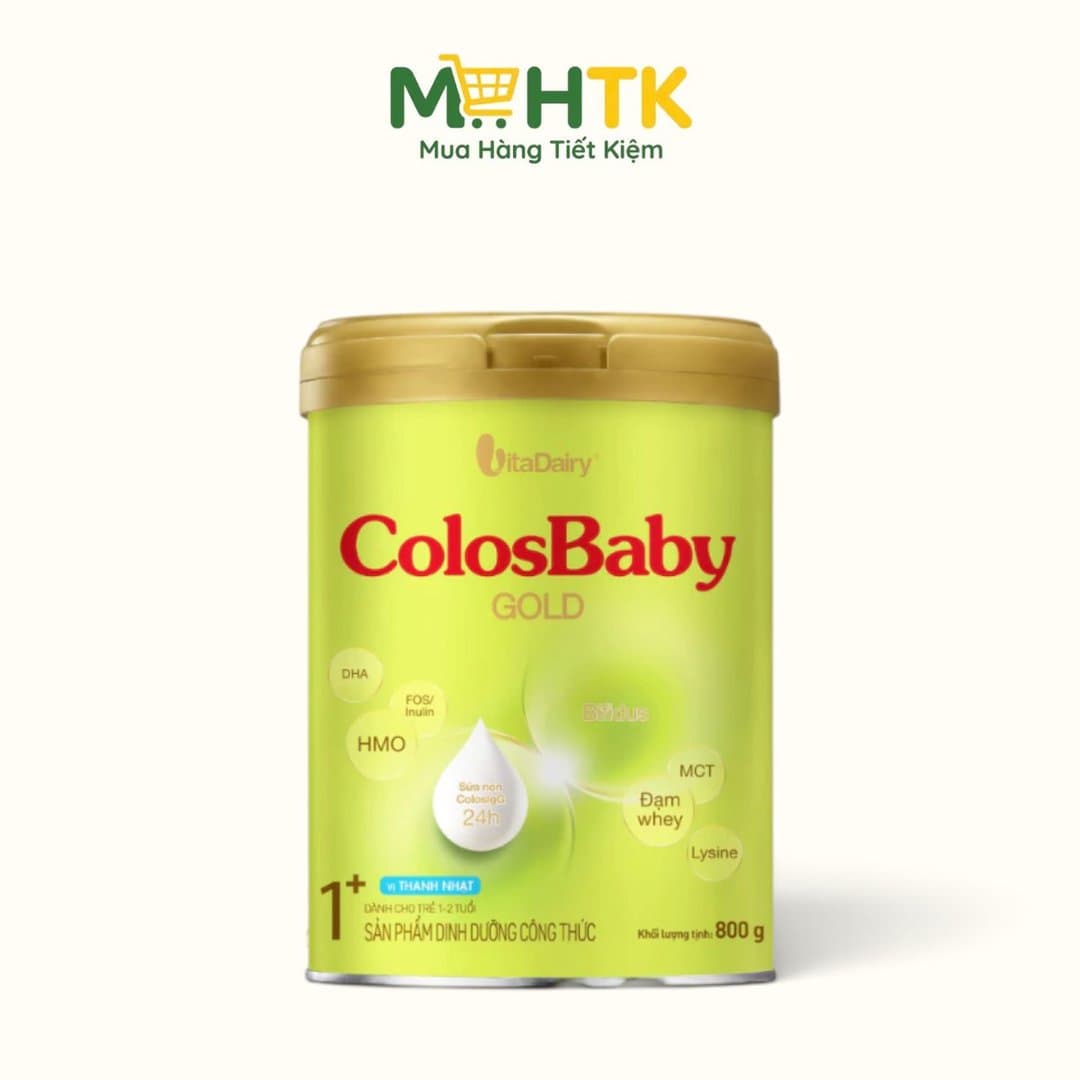 Sữa bột ColosBaby Gold 1+ vị nhạt tự nhiên cho trẻ từ 1 - 2 tuổi 800g — 1
