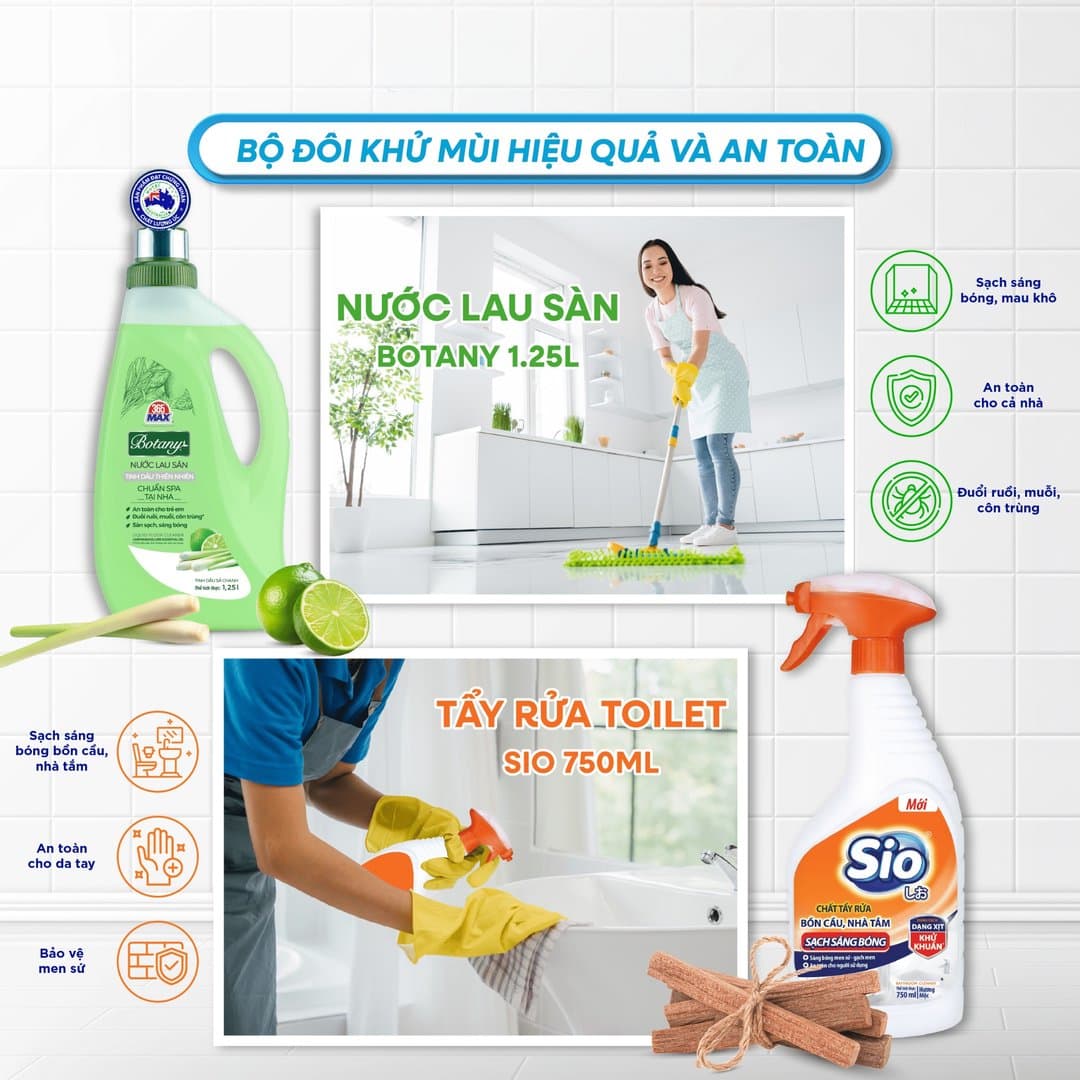 Nước tẩy bồn cầu Sio hương mộc 750 ml — 5
