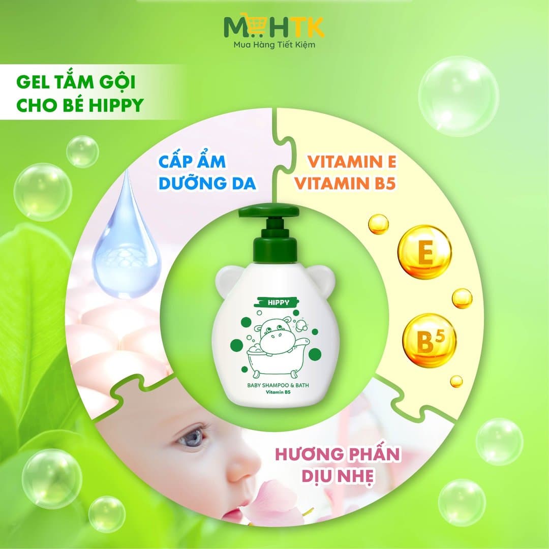 Tắm gội HIPPY 450 ml — 4