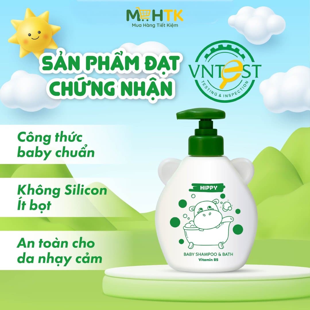 Tắm gội HIPPY 450 ml — 5