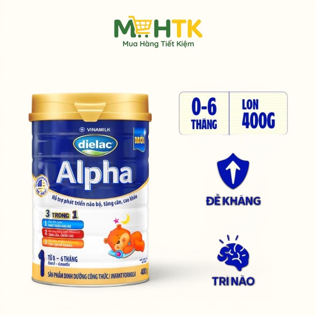 Sữa bột Dielac Alpha Step 1 cho trẻ từ 0 - 6 tháng tuổi 900g — 2