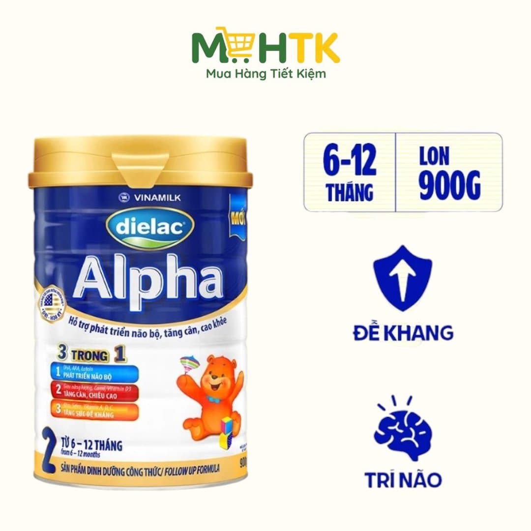 Sữa bột Dielac Alpha Step 2 cho trẻ từ 6 - 12 tháng tuổi 900g — 2